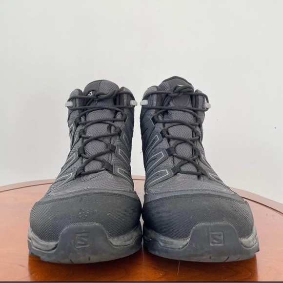 SALOMON Pathfinder Mid Clima Shield Waterproof Hiking Boots | US 13 - Picture 2 of 7